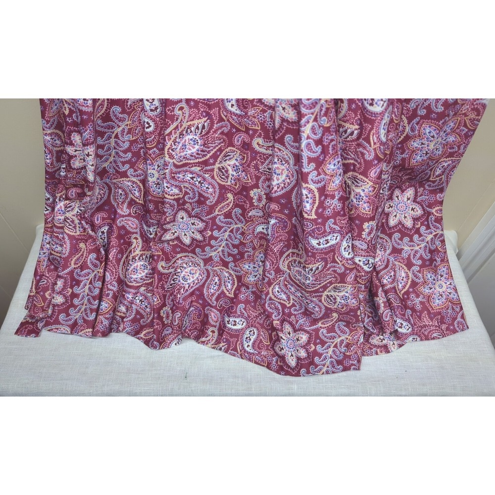 Women's Homemade Paisley Floral Pattern Dress Size Medium (41" Long, 26"+ Waist) - Picture 3 of 7